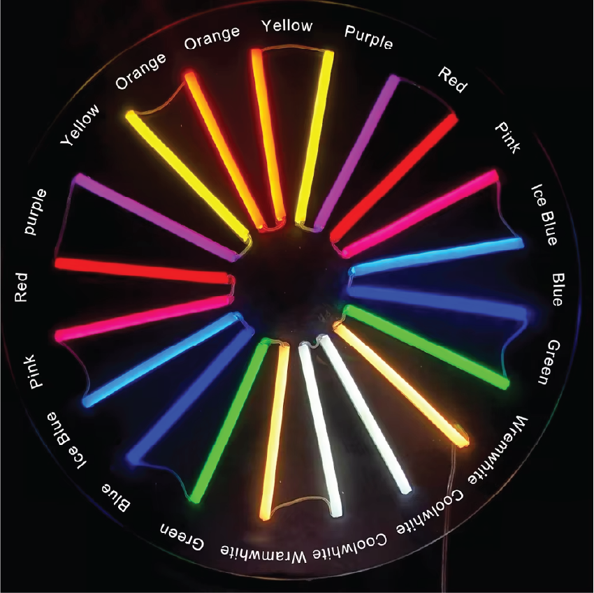 Angel Wings Neon Sign Photographic Backdrop