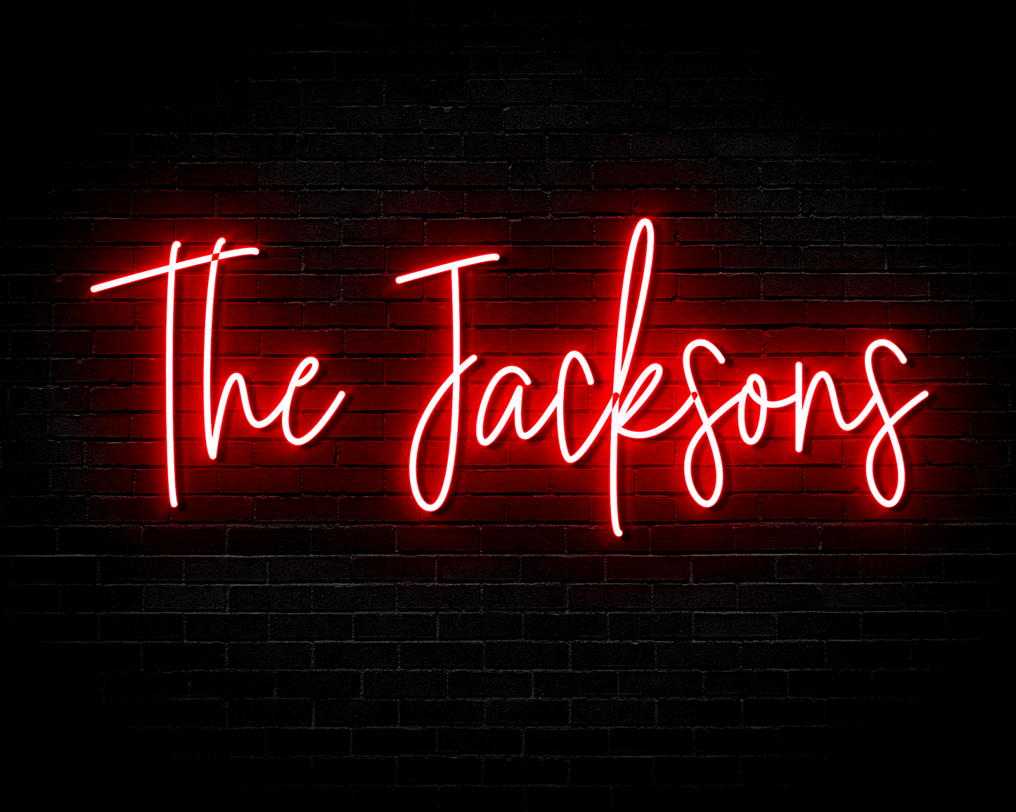 Wedding Name custom made personalised neon sign