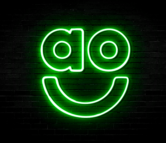 ao neon sign