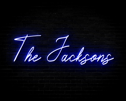 Wedding Name custom made personalised neon sign