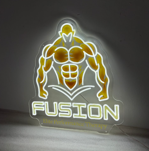 custom neon sign fusion